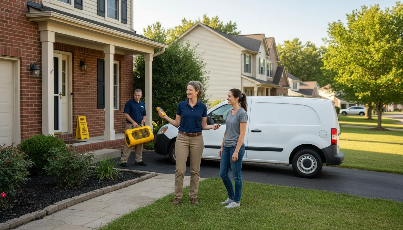 Water restoration image for Water Damage & Restoration Services in Ranburne, AL